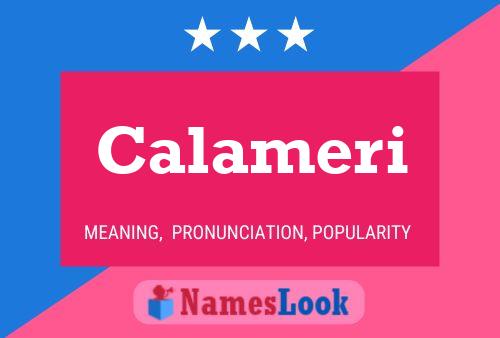 Calameri Namensposter