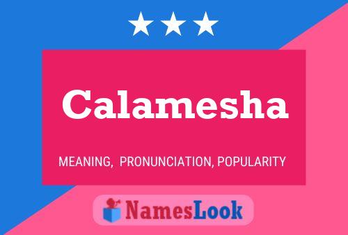 Calamesha Namensposter