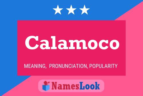 Calamoco Namensposter