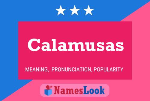 Calamusas Namensposter