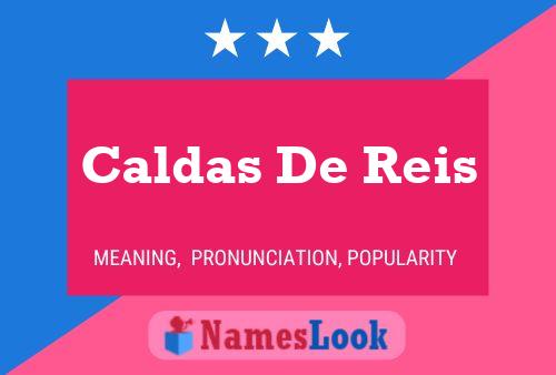 Caldas De Reis Namensposter