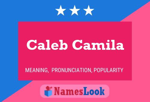 Caleb Camila Namensposter