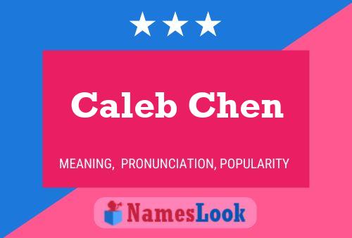 Caleb Chen Namensposter