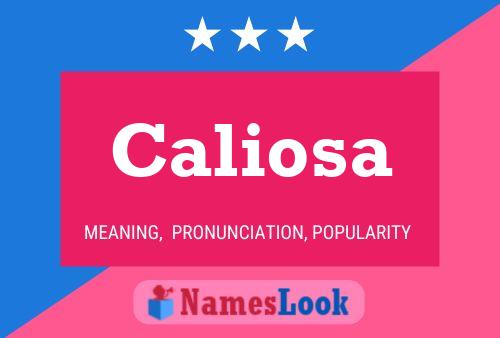 Caliosa Namensposter