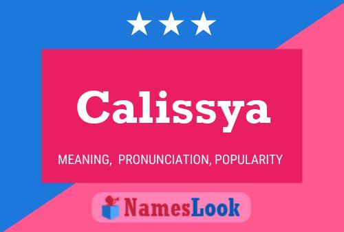 Calissya Namensposter