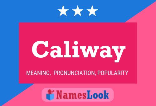 Caliway Namensposter