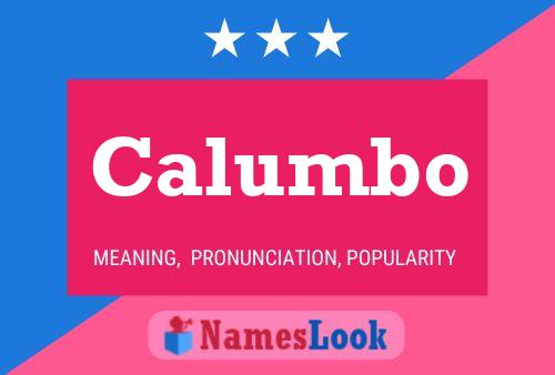 Calumbo Namensposter