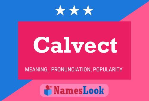 Calvect Namensposter