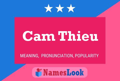 Cam Thieu Namensposter