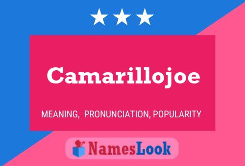 Camarillojoe Namensposter