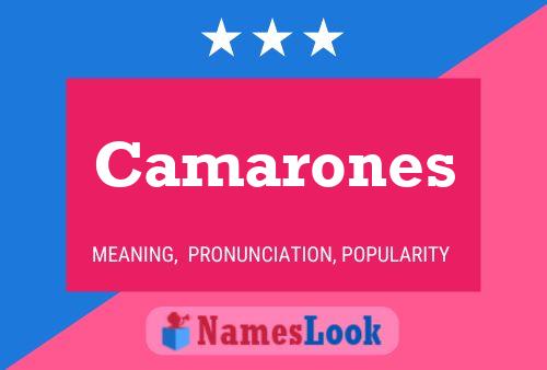 Camarones Namensposter