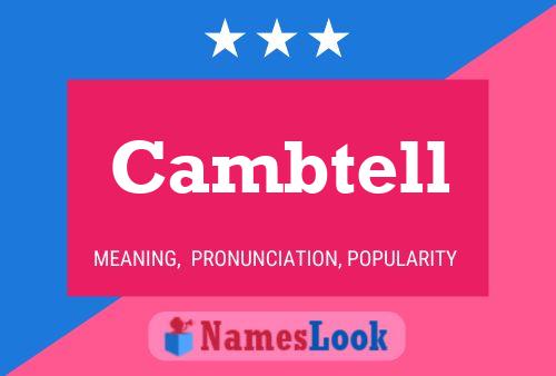 Cambtell Namensposter