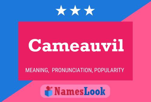 Cameauvil Namensposter