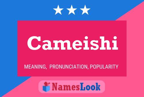 Cameishi Namensposter