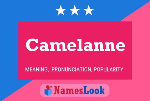 Camelanne Namensposter