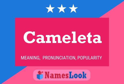 Cameleta Namensposter