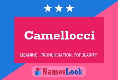 Camellocci Namensposter