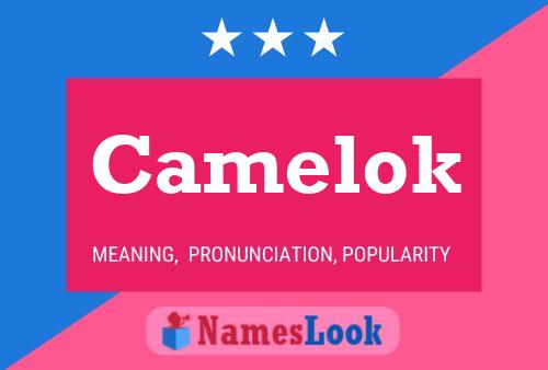 Camelok Namensposter