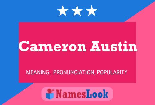 Cameron Austin Namensposter