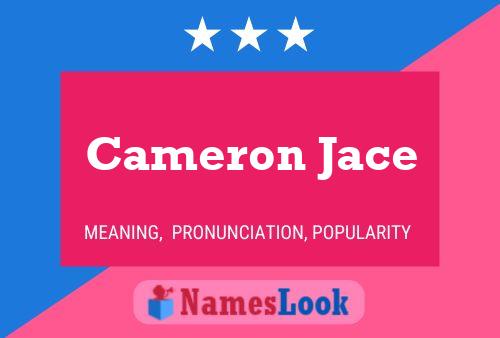 Cameron Jace Namensposter