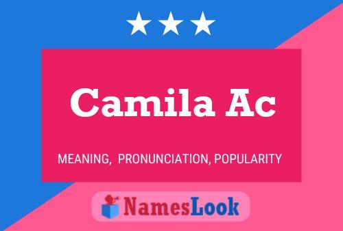 Camila Ac Namensposter