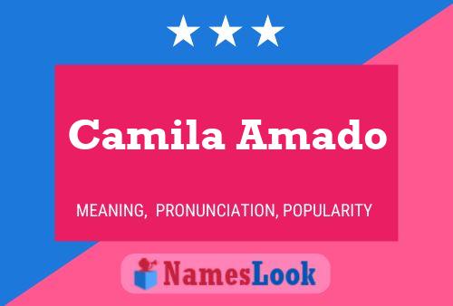 Camila Amado Namensposter