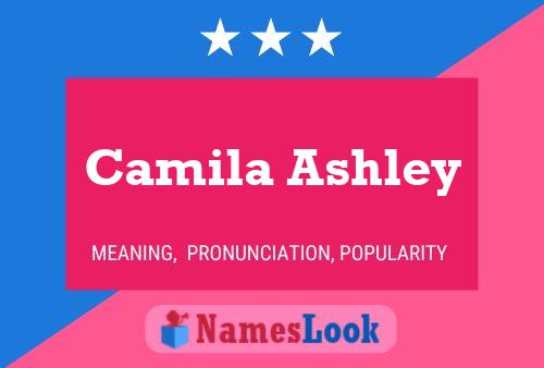 Camila Ashley Namensposter