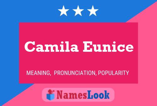 Camila Eunice Namensposter