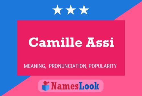 Camille Assi Namensposter