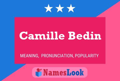 Camille Bedin Namensposter