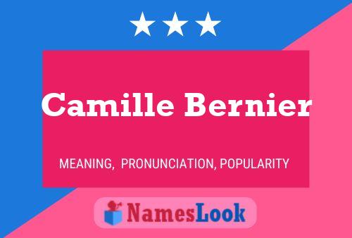 Camille Bernier Namensposter