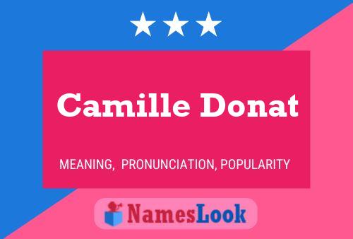 Camille Donat Namensposter