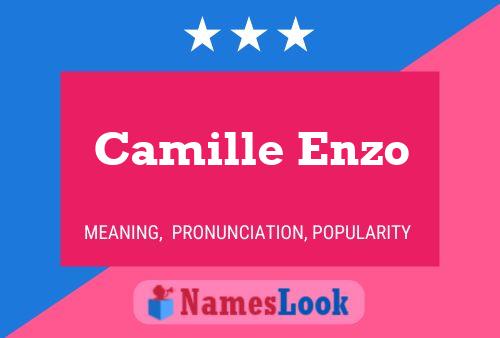 Camille Enzo Namensposter