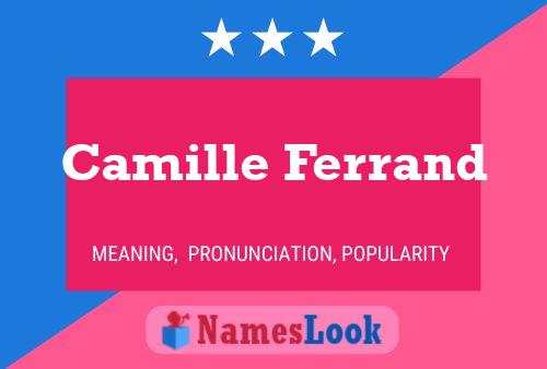 Camille Ferrand Namensposter