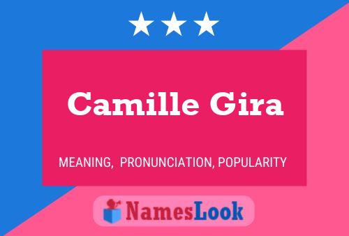 Camille Gira Namensposter