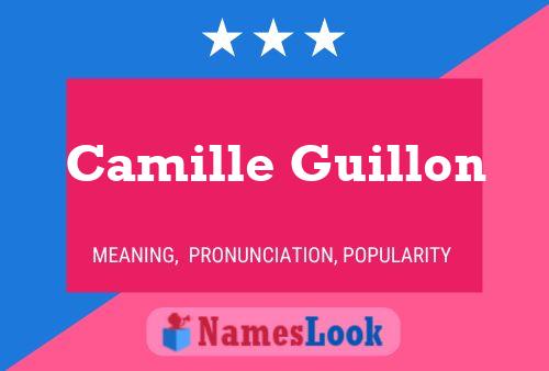 Camille Guillon Namensposter