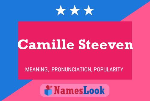 Camille Steeven Namensposter