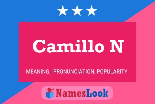 Camillo N Namensposter