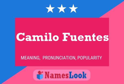 Camilo Fuentes Namensposter