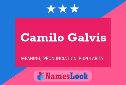 Camilo Galvis Namensposter