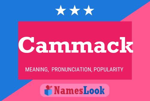 Cammack Namensposter