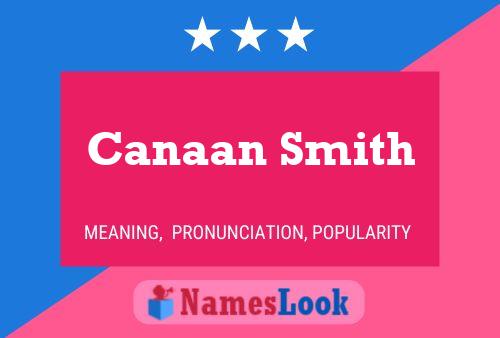 Canaan Smith Namensposter