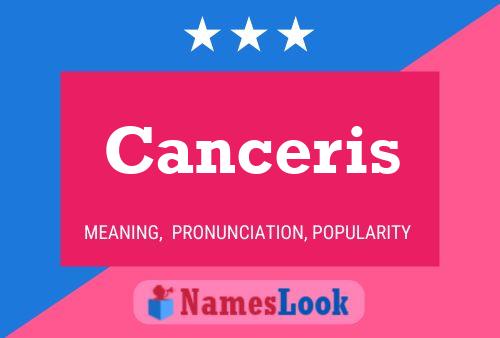 Canceris Namensposter