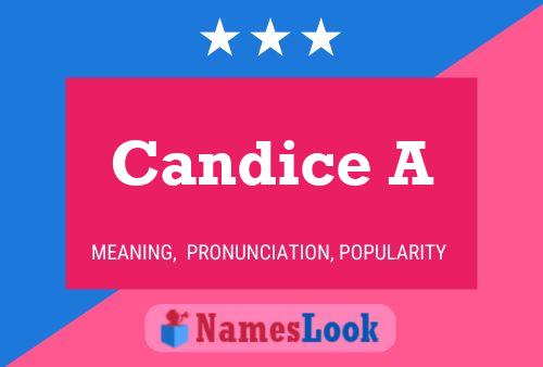 Candice A Namensposter