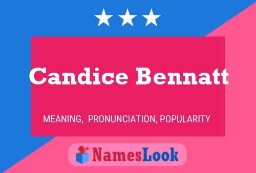 Candice Bennatt Namensposter