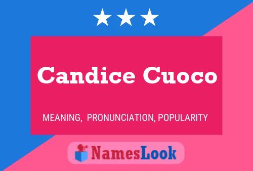 Candice Cuoco Namensposter