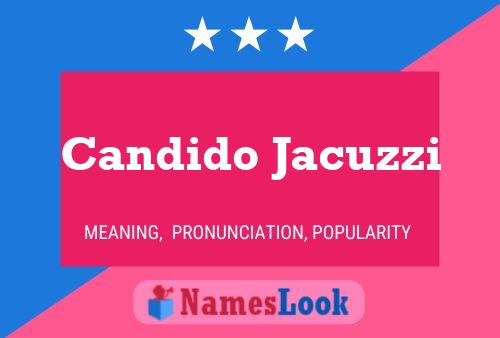 Candido Jacuzzi Namensposter