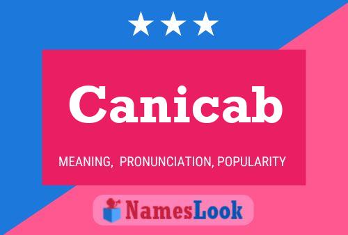 Canicab Namensposter