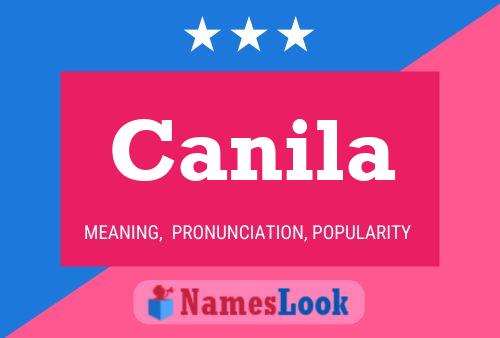 Canila Namensposter