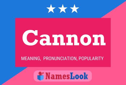 Cannon Namensposter